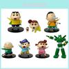 Crayon Shinchan Pvc Action Figures Set With Collectible Characters For Fans And Collectors