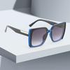 Fashionable Vibrant Square Shaped Sunglasses For Women Gradient Multi-Color Lenses Lightweight Durable Design For Women Glasses