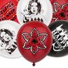 Geburtstagsfeier Dekorationen Happy Birthday Banner Luftballons Cake Topper Cupcake Einstecker Set Anime Themenparty Zubehör für Geburtstag Weihnachten
