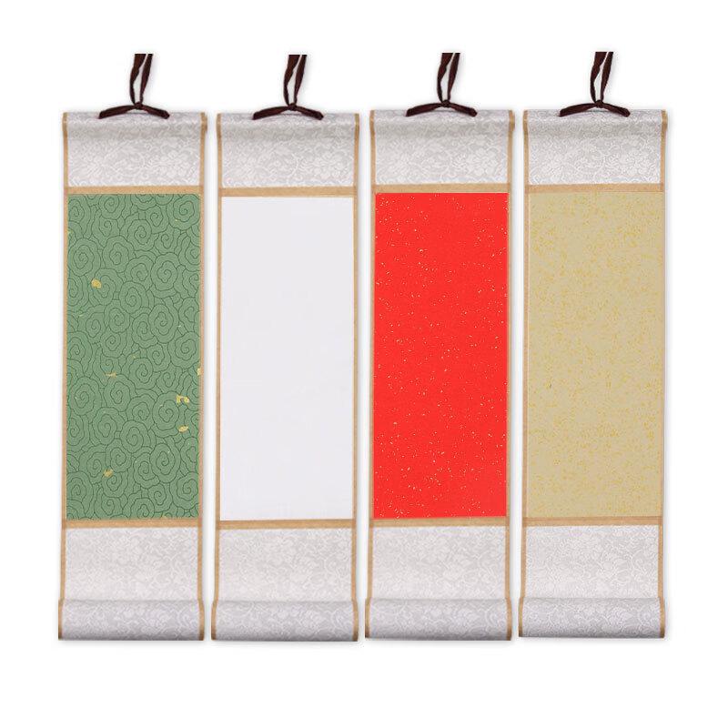Mini Calligraphy Scroll with Blank Xuan Paper