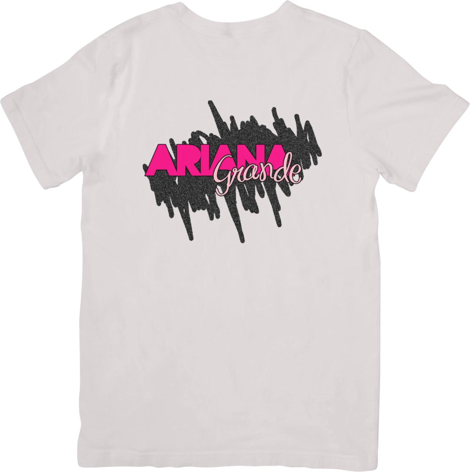 

Ariana grande Music pop art Fit for Men & Women Quality Cotton T-Shirt White. L