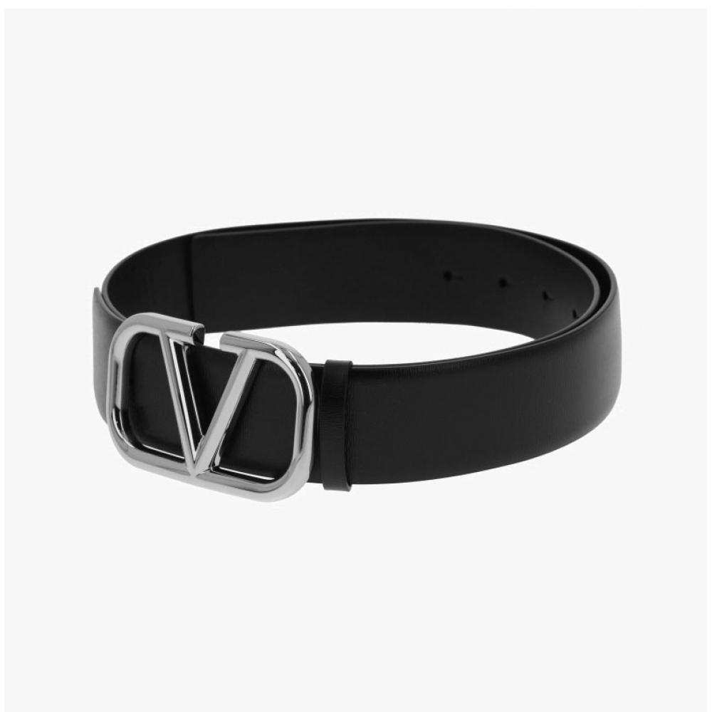 Valentino GaraVani V Logo silVer Belt 6y2t0q87 Snp 0no