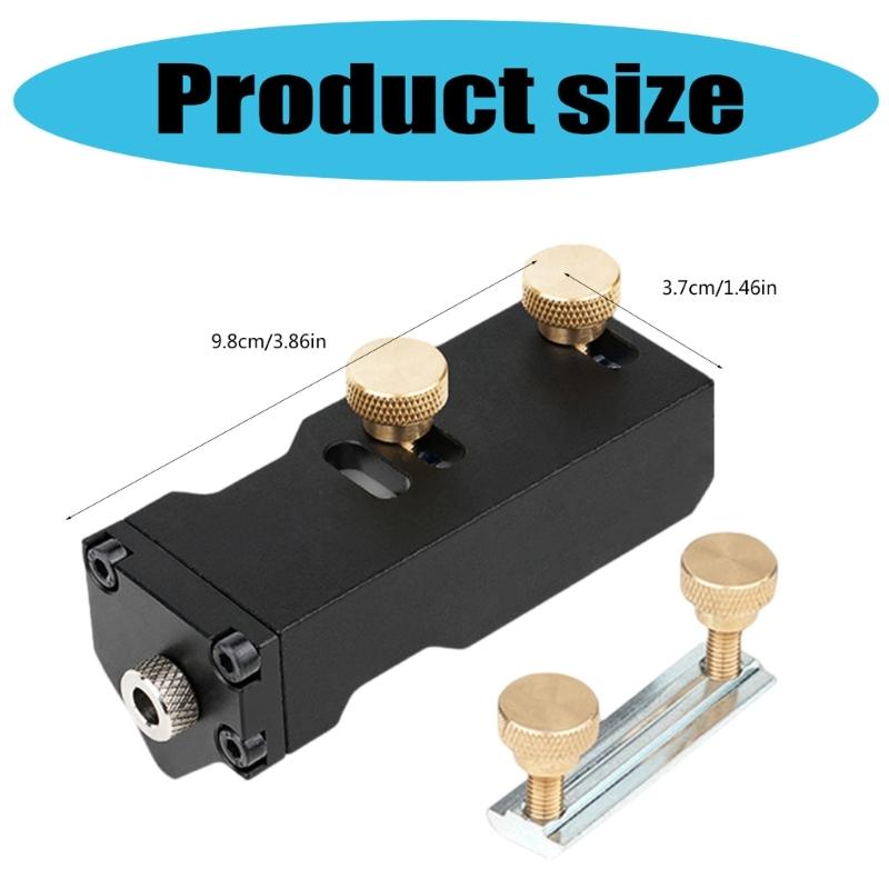 Professional Tapped Alignment Jig Tool Compatibles with 20/30/40 Aluminum Profile Internal Thread Machining Guide Tool