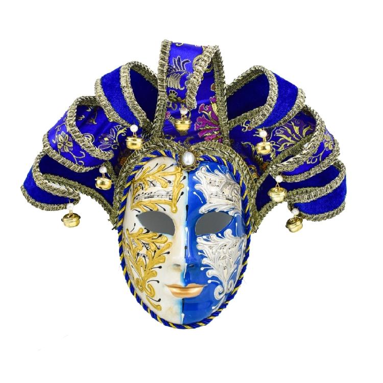 Masquerade Mask for Men Women Venetians Jester Mask Halloween Cosplay Party Costume Cosplay Mask for Wall Decorations