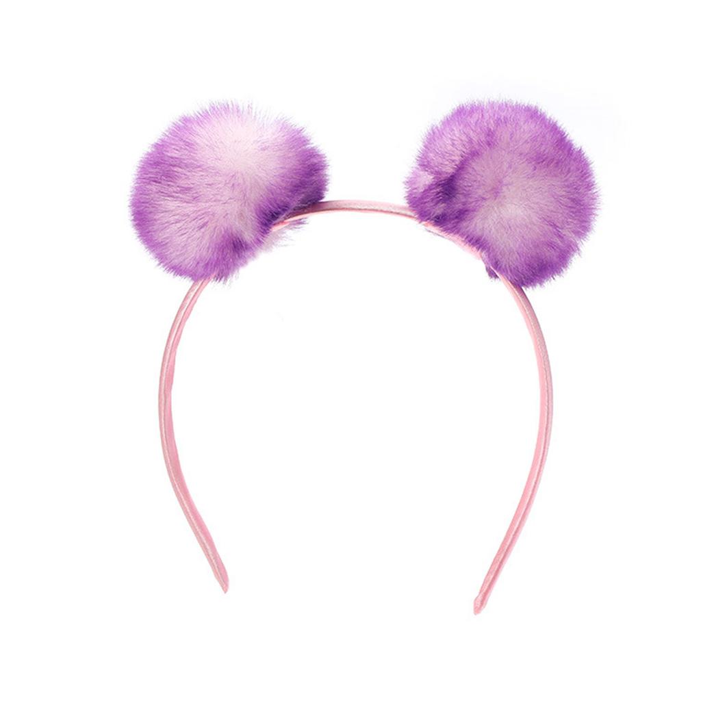 Furry Balls Plush Hairhoop Lovely Hairballs Hairband Children Adult Party Props Headdress Family Gathering Accessories