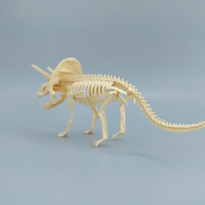 1 Set Kid Toy Diy Assembly Jurassic Dinosaur Fossil Skeleton Mosasaurus Tyrannosaurus Action Figure Collection Creative Model