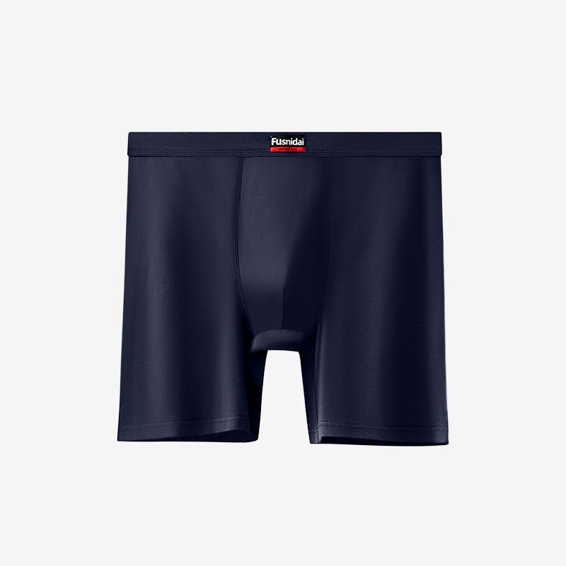 Cotton High Waisted Men's Plus Size Flat Corner Underwear Extended Length and Increased Breathability