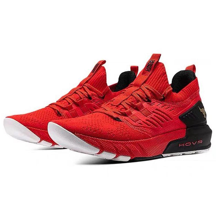Under Armour Project Rock 3 Chinese New Year Men Sneakers Red Versa-Red Black 3023916-600
