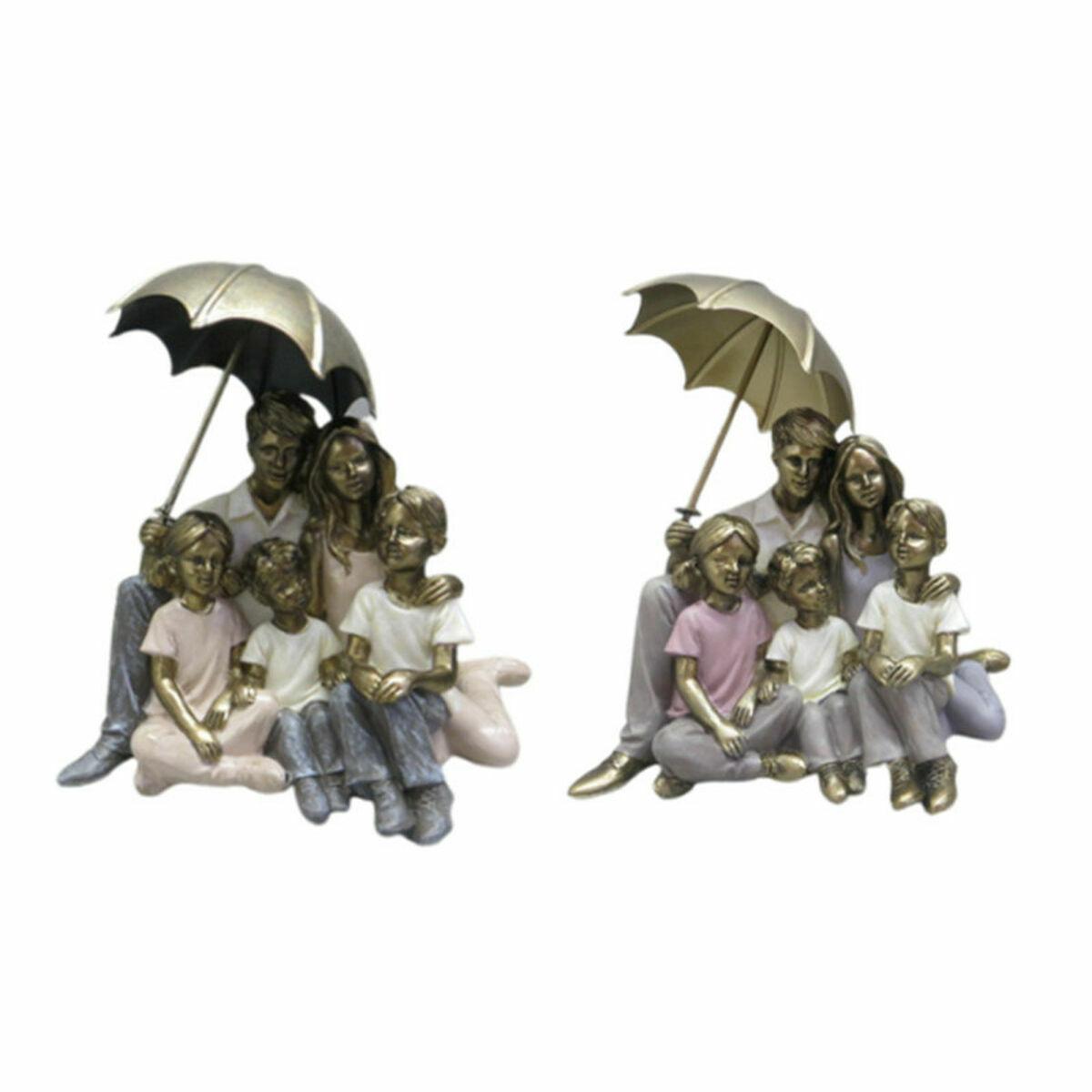 

Декоративная фигурка DKD Home Decor 15,5 x 12 x 12,5 см 15,5 x 12 x 16 см Многоцветная семья (2 единицы) TU прозрачный