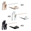 Incense Stick Holder Hand Sculpture Zen Home Decor Ash Catcher Matte Finish Housewarming Gift