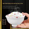 Haolaibao 34-Piece Pure White Bone China Dinner Set