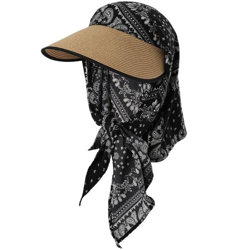 Polka Dots Beach Sun Hat UV Protection Bucket Hat Trendy Women's Headscarf Hat Summer Outdoor