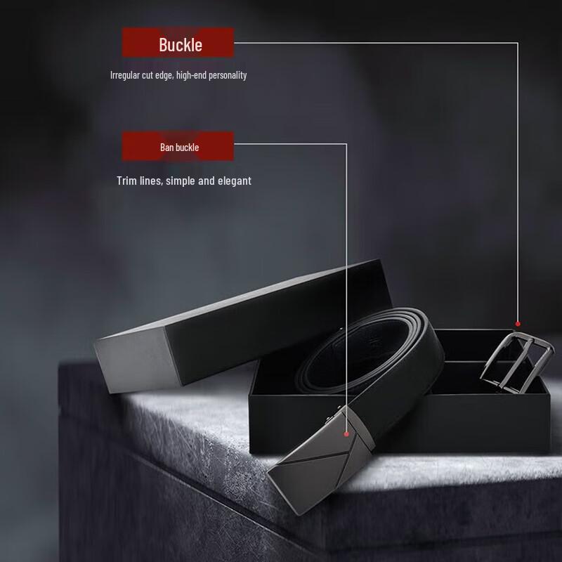 

Мужской повседневный кожаный ремень Samsonite 120cm