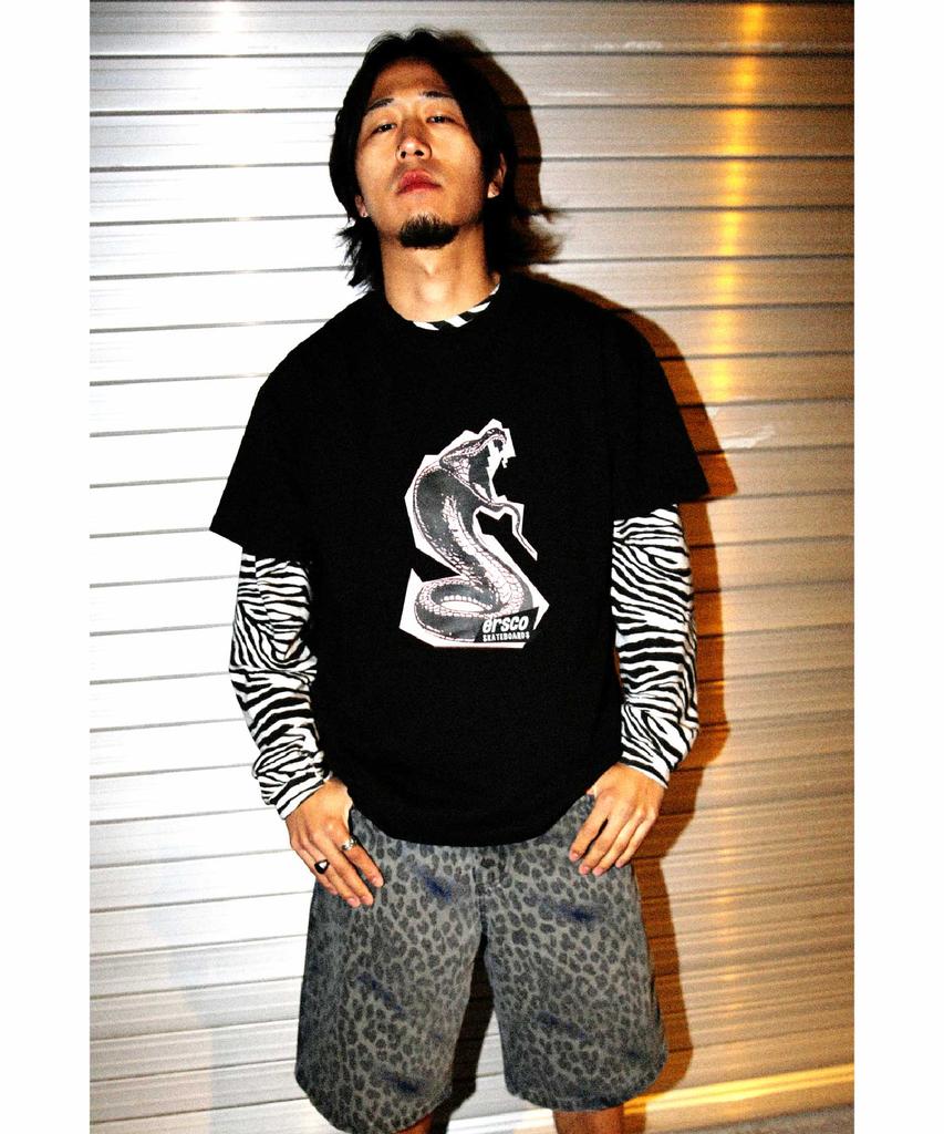 Ialeseuko Snake T-Shirt_Black