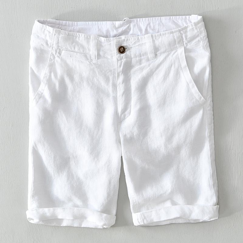 Men's Lightweight Linen Casual Shorts - Breathable, Versatile, Loose Fit Beachwear