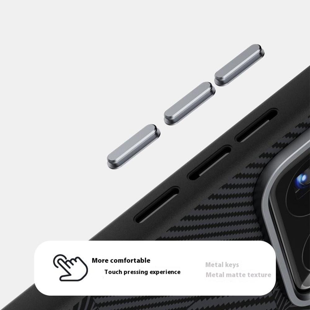 ABEEL For Xiaomi 15S Pro Case PC+TPU+Aluminum Alloy+PU Leather Phone Cover Compatible with MagSafe