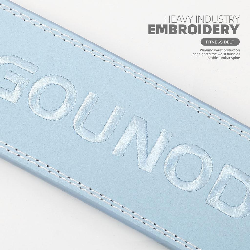 OLIKEI Cintura Professionale in Pelle per Sollevamento Pesi da Donna Palestra Fitness Cintura di Supporto Lombare Squat Stacco Supporto Lombare Schiena Protezione Vita Sportiva