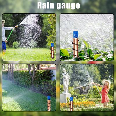 Kupfer Regenmesser Große Kapazität Spiralregenmesser Regenfall Messinstrument Außenmesswerkzeug