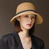 Big eaves hat women's summer small fresh versatile sun hat sun protection sun hat foldable braided hat women