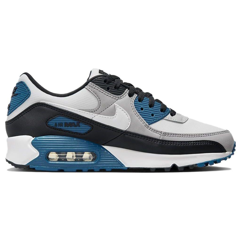 Nike Air Max 90 Negru Albastru Teal Bărbați Adidași Gri Gri-Fum-Deschis Albastru Industrial FB9658-002