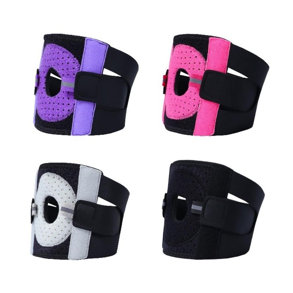 Breathable Patellar Tendon Support Elastic Knee Pad Fitness Gear Sports Knee Brace  Cycling