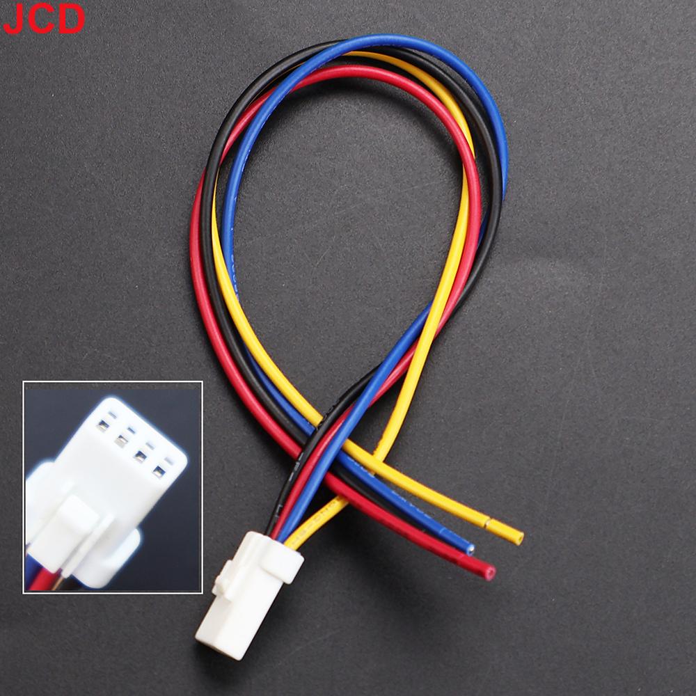 JCD 1pcs 2P 3P 4P 6P 8P 0.6MM Waterproof Wire Connector Plug Male And Female Socket With Cable JST Connectors