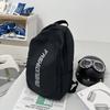 Fashion Large Capacity School Backpack Letter Lightweight Student Backpack Waterproof Book Bag