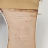 Hermes H071002Z OASIS Calfskin H Motif Heeled Sandals/ Shoes 37 whiteUsed