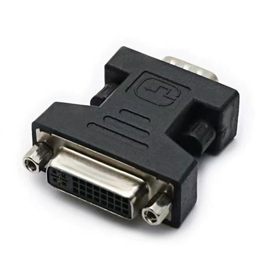 DVI til VGA-adapter 24 pluss 5-pins DVI hun til 15-pins VGA hann Kabeladapter DVI hun