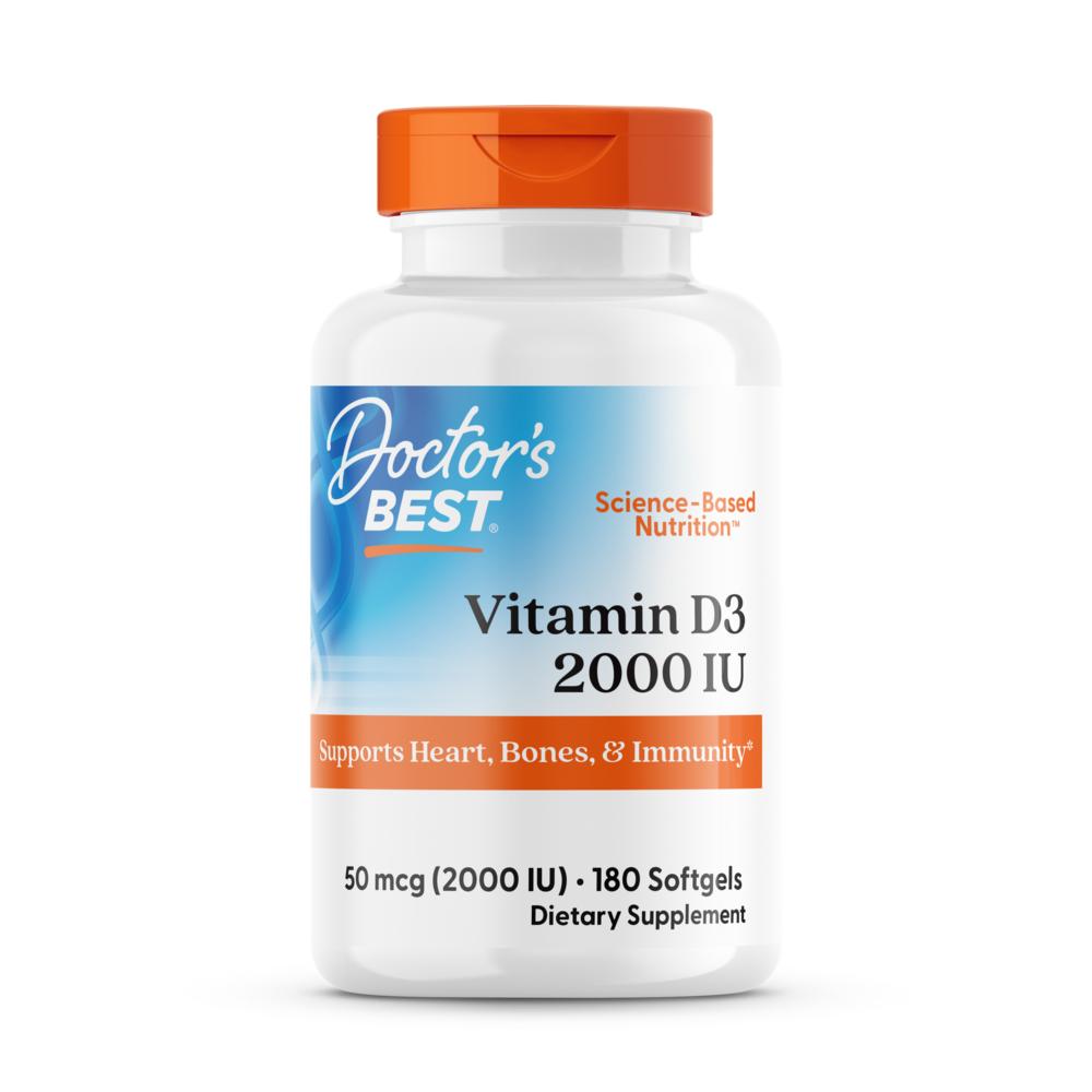 Doctors Vitamin D3 2000 IU Softgels 180 Tablets 1 pcs