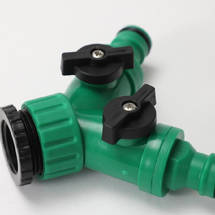 Y-Type Hose Splitter Double Way Joint 1 Split Two Faucet Diverter Garden Accessories Internal Thread Water-Diverter
