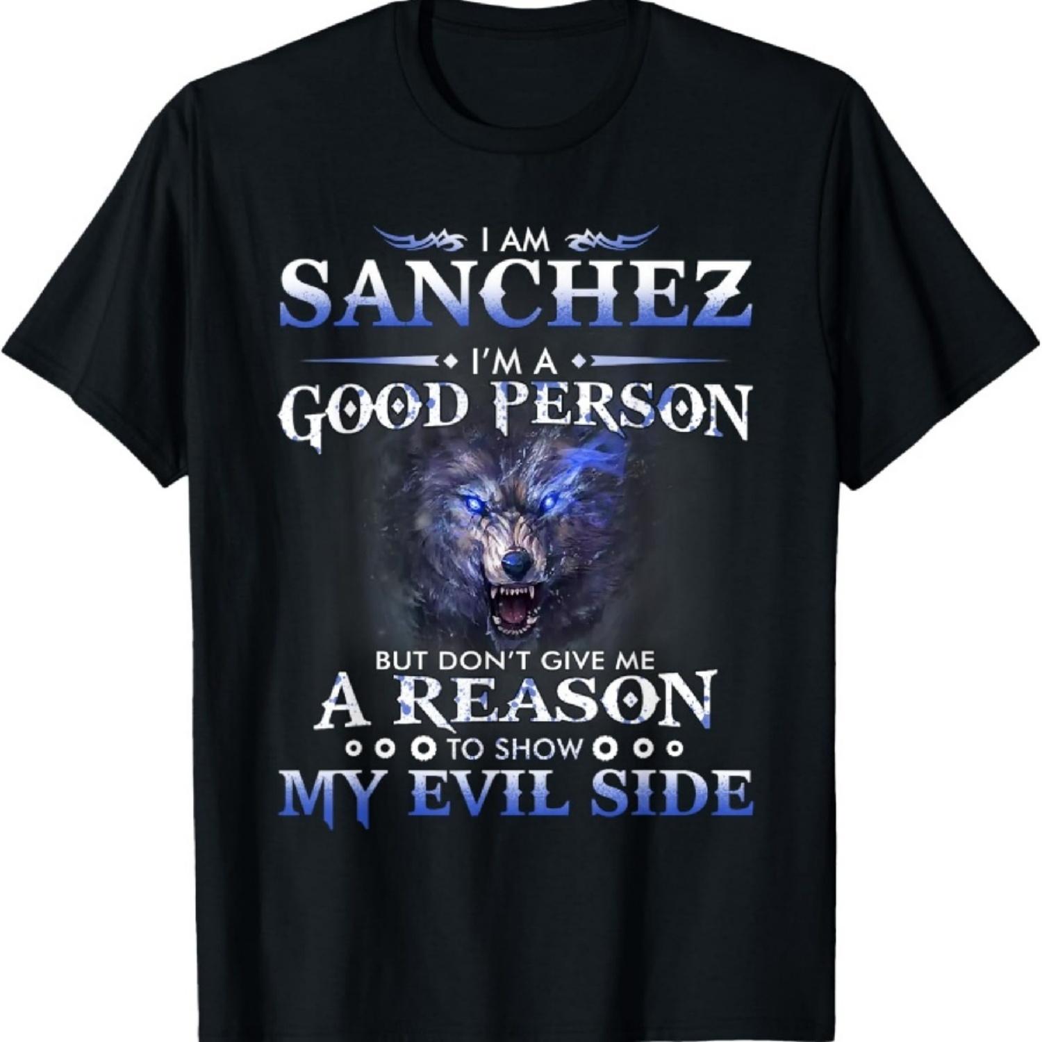 Funny Sanchez Shirt - Sanchez Last Name T-Shirt S