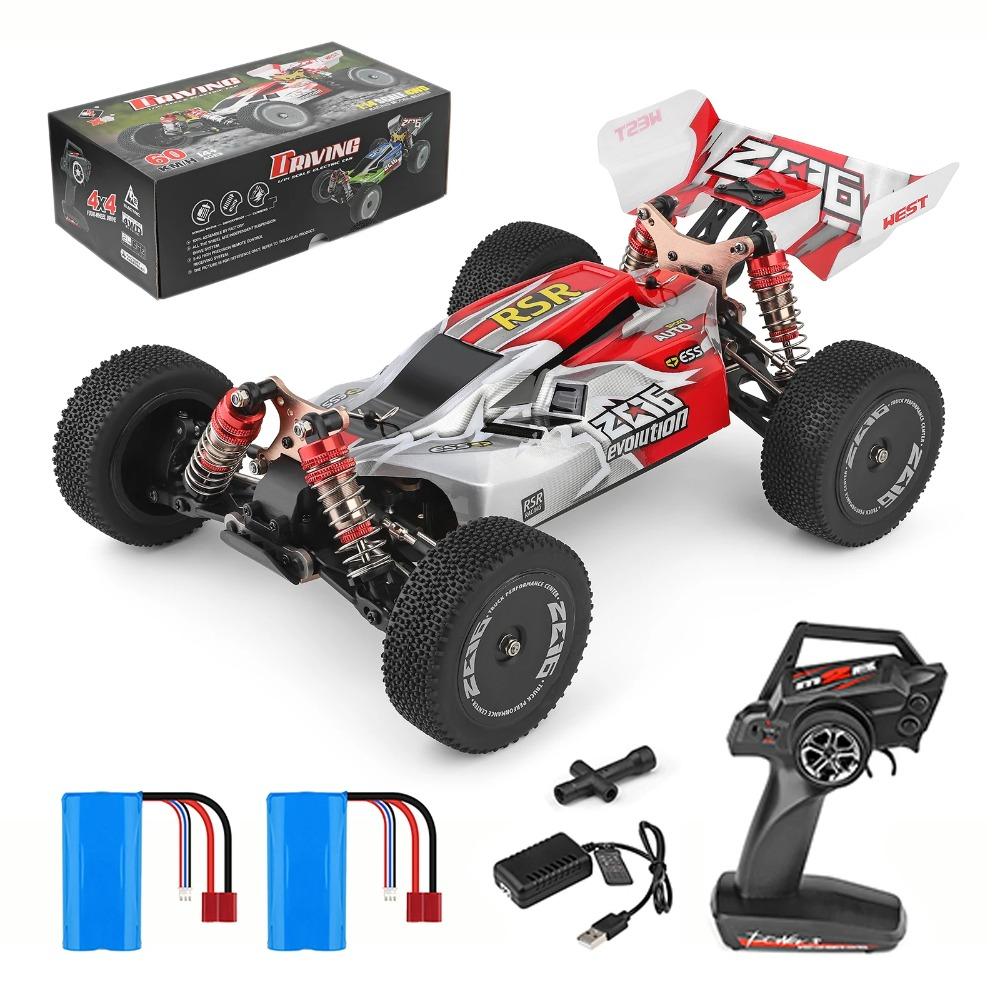 WLtoys 144001 Racing RC Car, 1:14 Scale High Speed Remote Control Car, 60Km/h, Suitable for Outdoors and Gift