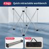 Portable Sawhorse Spiders Leg Workbench Foldable Work Tables Support Work Quick Telescopic Bracket with Carry Bag