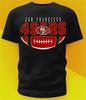 San Francisco 49ers Ball Distressed Shirt  Sizes From Youth To Adult 6XL Unisex T-Shirt