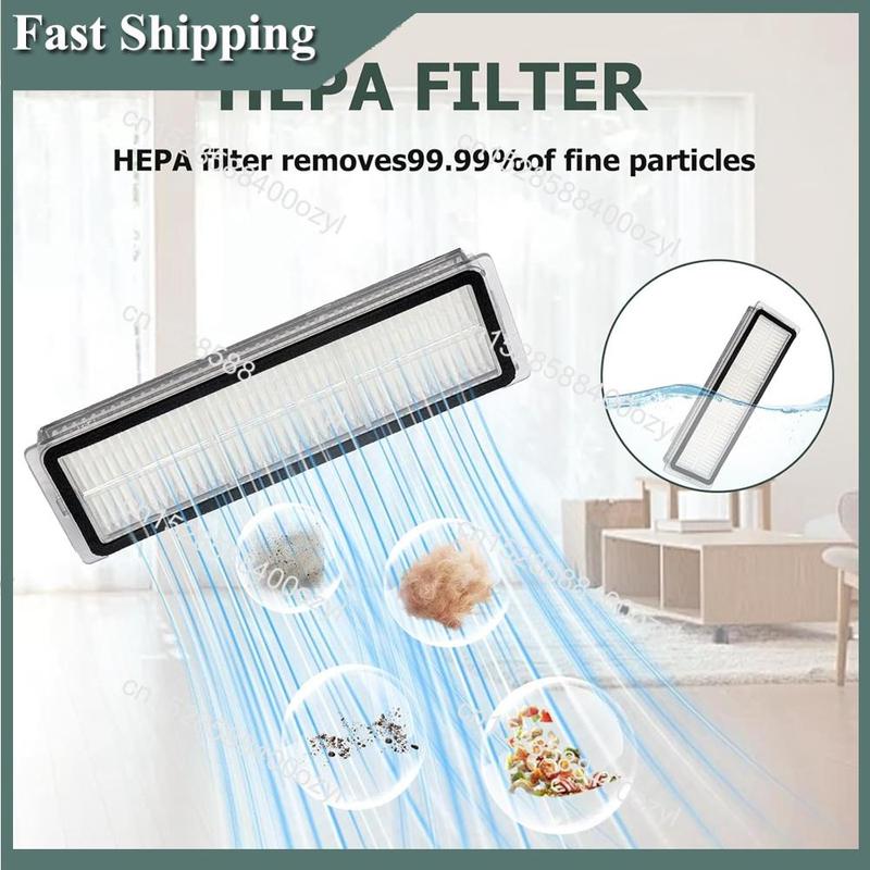 August For Dreame L10S Ultra Robot Vacuum Cleaner Main Side Brush Hepa Filter Mop Cloth Replacement Accessories