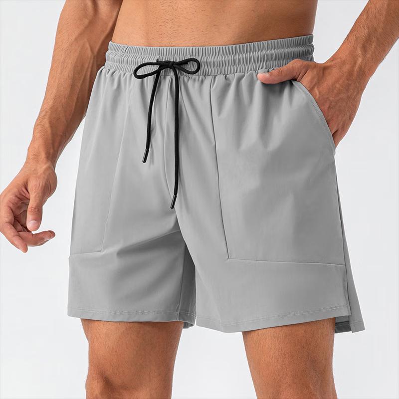 Men s Summer Cool-Feel Quick-Dry Yoga Shorts L