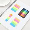 Transparent Sticky Note Strips: Fluorescent Color Arrows, Strong Adhesive, Reusable Index Stickers