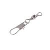 Stainless Steel Fishing Connector Pin High Strength Flexible Rotation Fishing Bearing Swivel Solid Rings Interlock