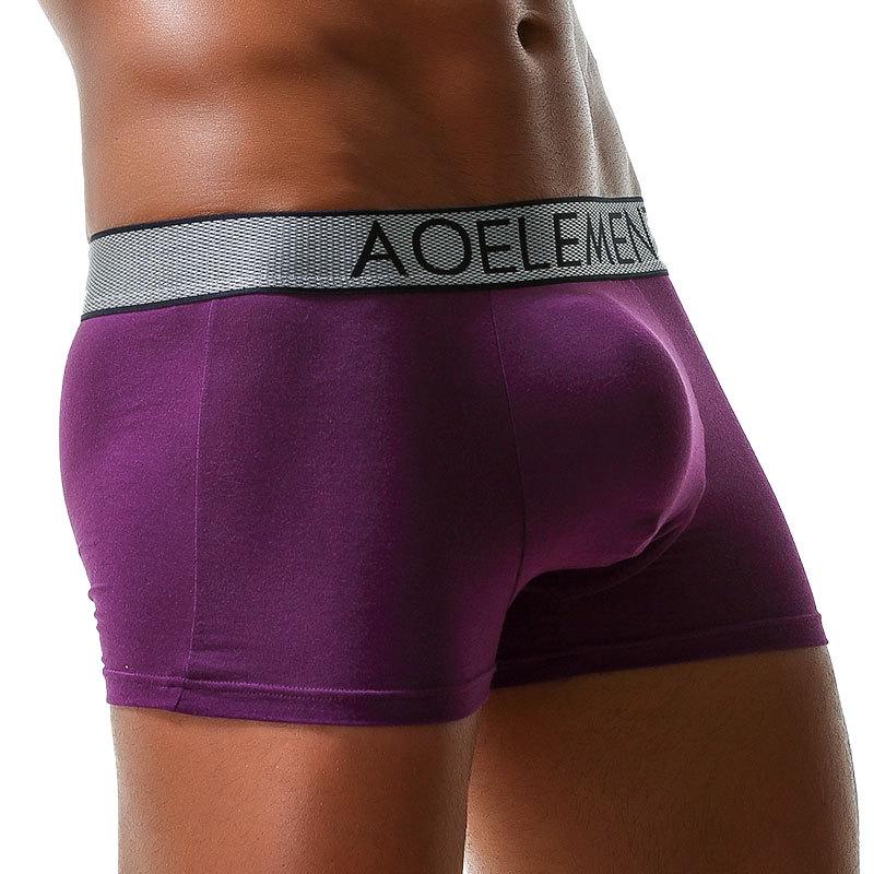 Men's Anti-Displacement U-Convex Varicocele Boxer Briefs with Scrotal Support Pouch