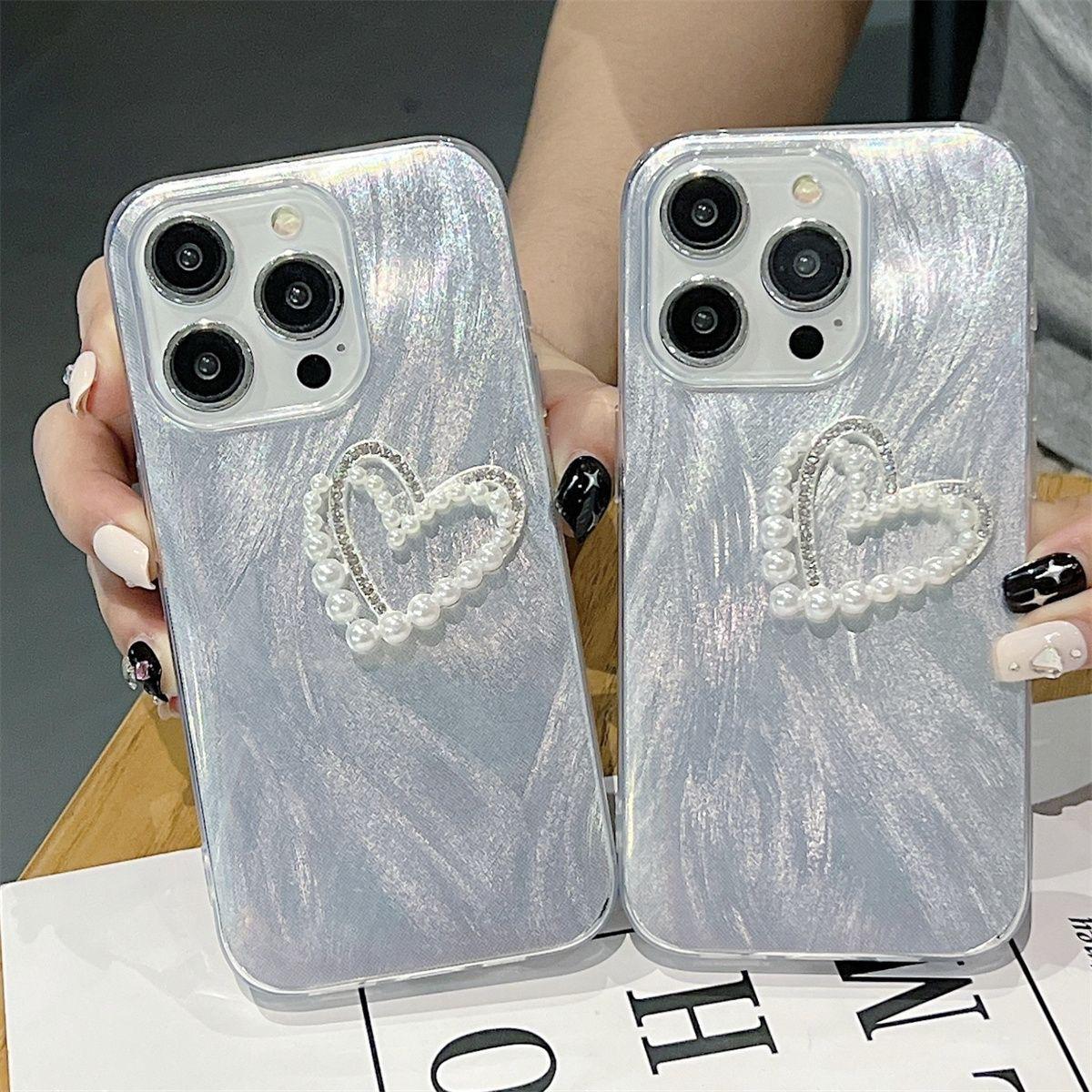

Чехол с узором из перьев, простой однотонный чехол для Apple 13/14 Pro Max, Huawei Mate 30/60 Pro и P60, дизайн в форме сердца Huawei mate30