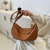 Minority Design Dumpling Messenger Bag Solid Color Shoulder Bag Women Crossbody Bag  Travel
