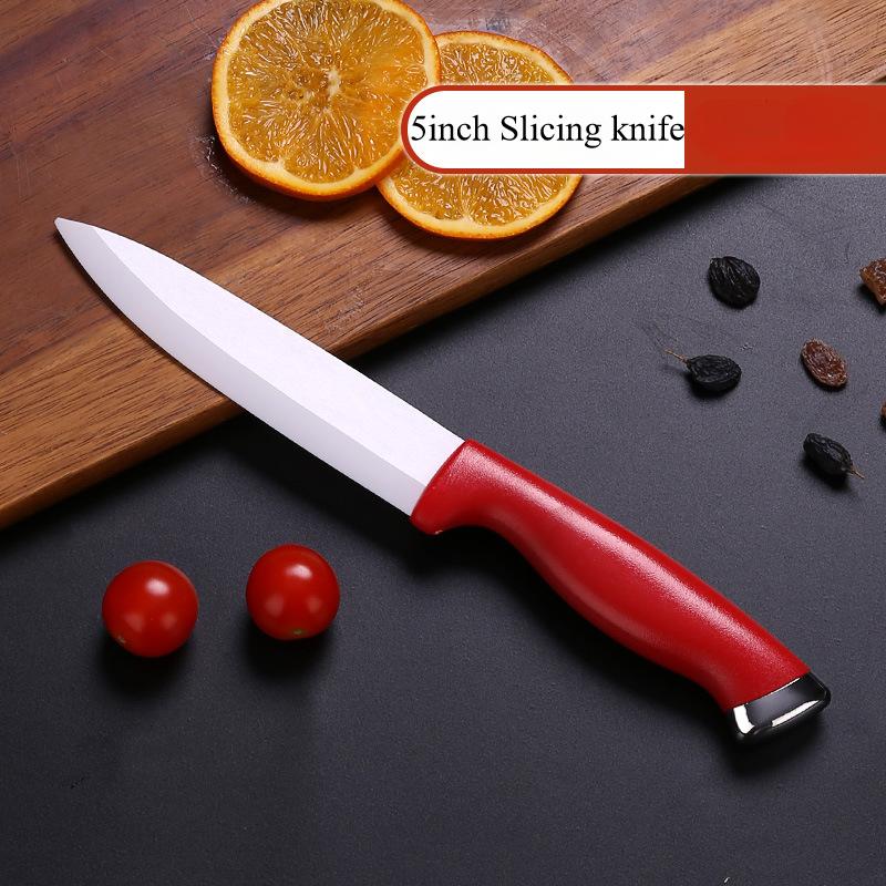 

Керамический нож для фруктов для кухни 4 5 6 дюймов шеф-поварской нож с ножнами утилита нарезка кулинарный инструмент для овощей нержавеющий циркони