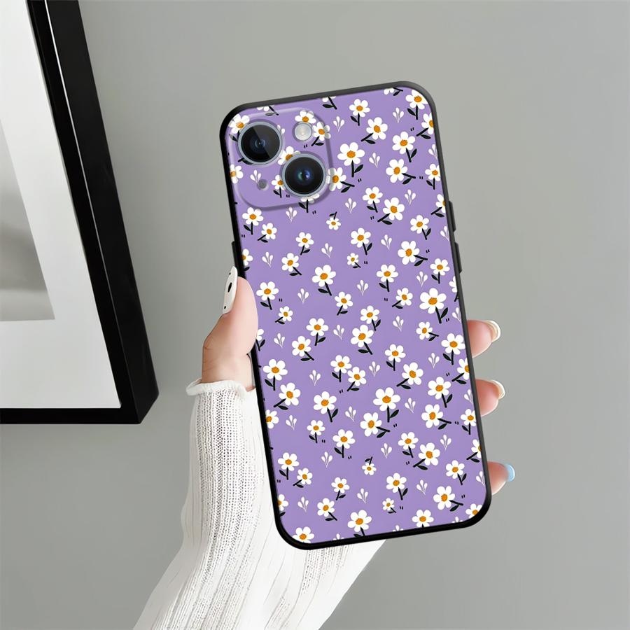 Simple Chrysanthemum Funda Phone Cover Case for Apple iPhone 17 Pro Max 14 12 11 Air 16 15 Pro 7 8 13 XR XS MAX
