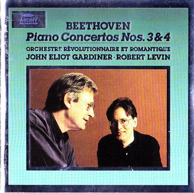 CD BEETHOVEN, LEVIN, GARDINER; ORR - Beethoven;Piano Concs.3 + 4  4576082 Archiv Produkti 1998 Japan Classical Used