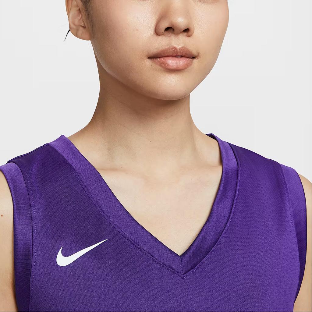 Nike Dri-Fit Elite Power Comfortable Stylish Simple Versatile Round Neck Basketball Vest Women Tops Team-Purple IM9814-520