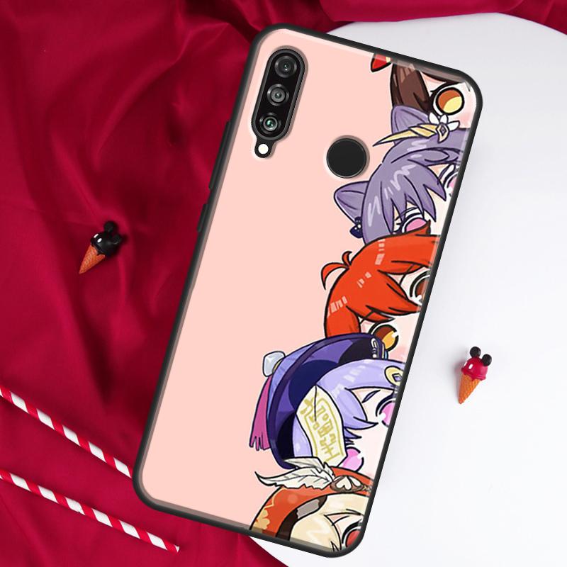 Genshin Impact Anime Niedlich Für Huawei Nova 9 SE 10 5T Y90 Y70 Y60 Y61 Y91 Y72 12i 12s 11i P60 Pro P20 P30 P40 Lite Hülle