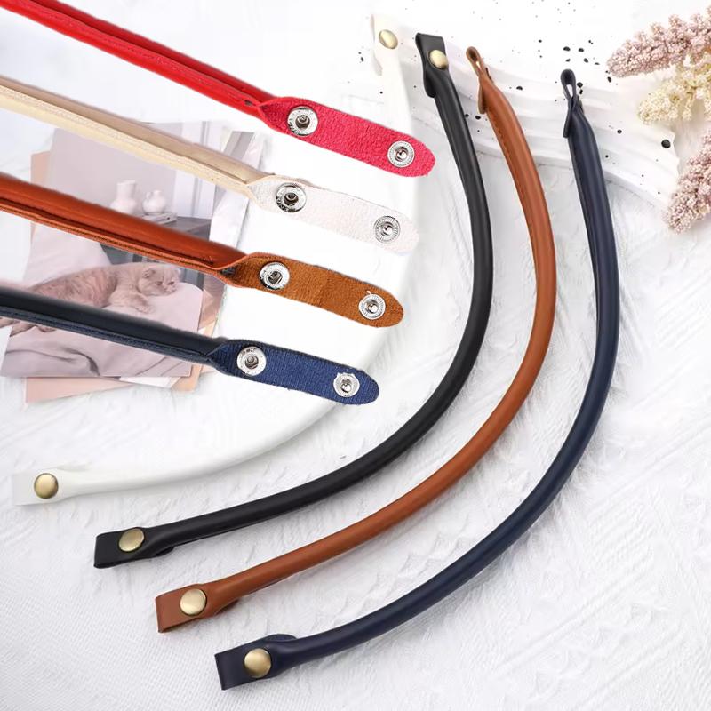 1/2ks 40cm Rukojeť tašky z PU kůže Dámské Odnímatelné Popruhy na rameno DIY Náhradní Příslušenství Kabelka Pás Řemínek Pás
