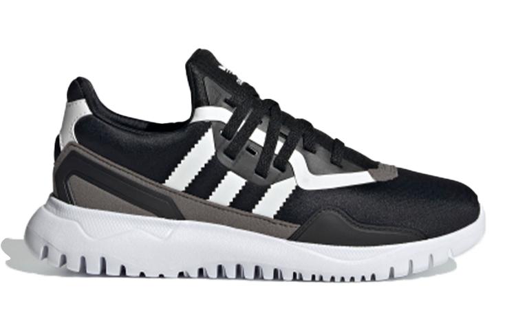 Adidas Originals Flex Collection Breathable Kids Lifestyle Shoes Black Gray Teenagers FX5319