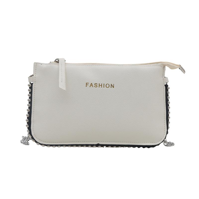 2025 spring and summer new foreign style small square bag change bag popular fashion temperament wide shoulder strap single shoulder messenger bag